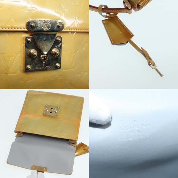 LOUIS VUITTON Monogram Vernis Spring Street Hand Bag Gris M91029 - Picture 11 of 12